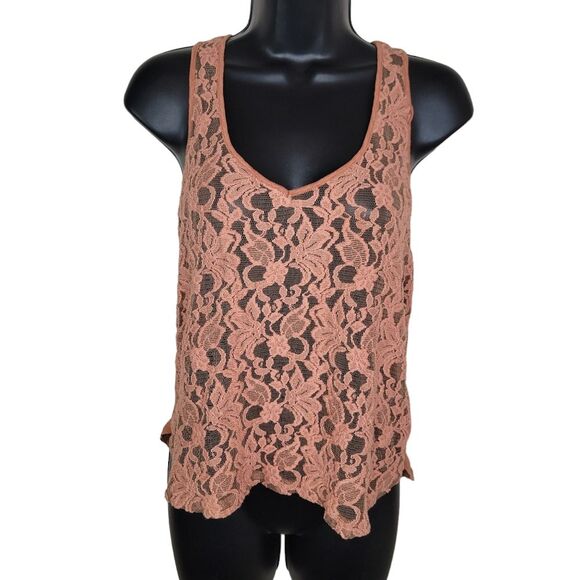 Kimchi Blue lace racerback tank top size Small - Picture 1 of 5